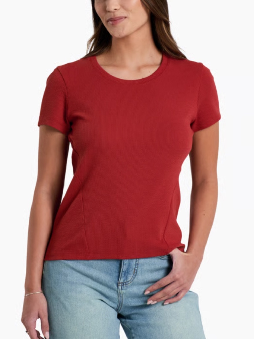 Kuhl Remi Tee in Scarlet Red - Size Medium